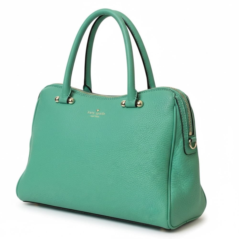 Kate Spade New York Charles Street Audrey Super Soft Pebbled Leather Satchel.